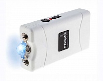 TERMINATOR Maximum Strength Mini Stun Gun - Rechargeable LED Flashlight Stun Gun…